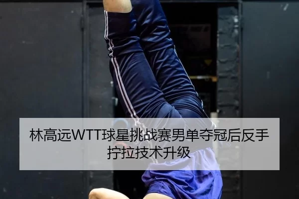林高远WTT球星挑战赛男单夺冠后反手拧拉技术升级